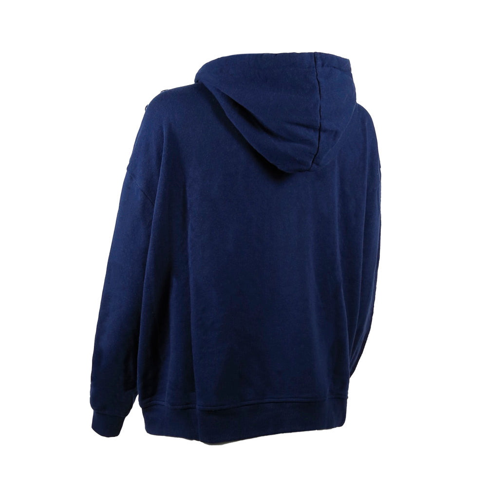 WOMEN'S PLUS COLOR BLOCK ZIP HOOD