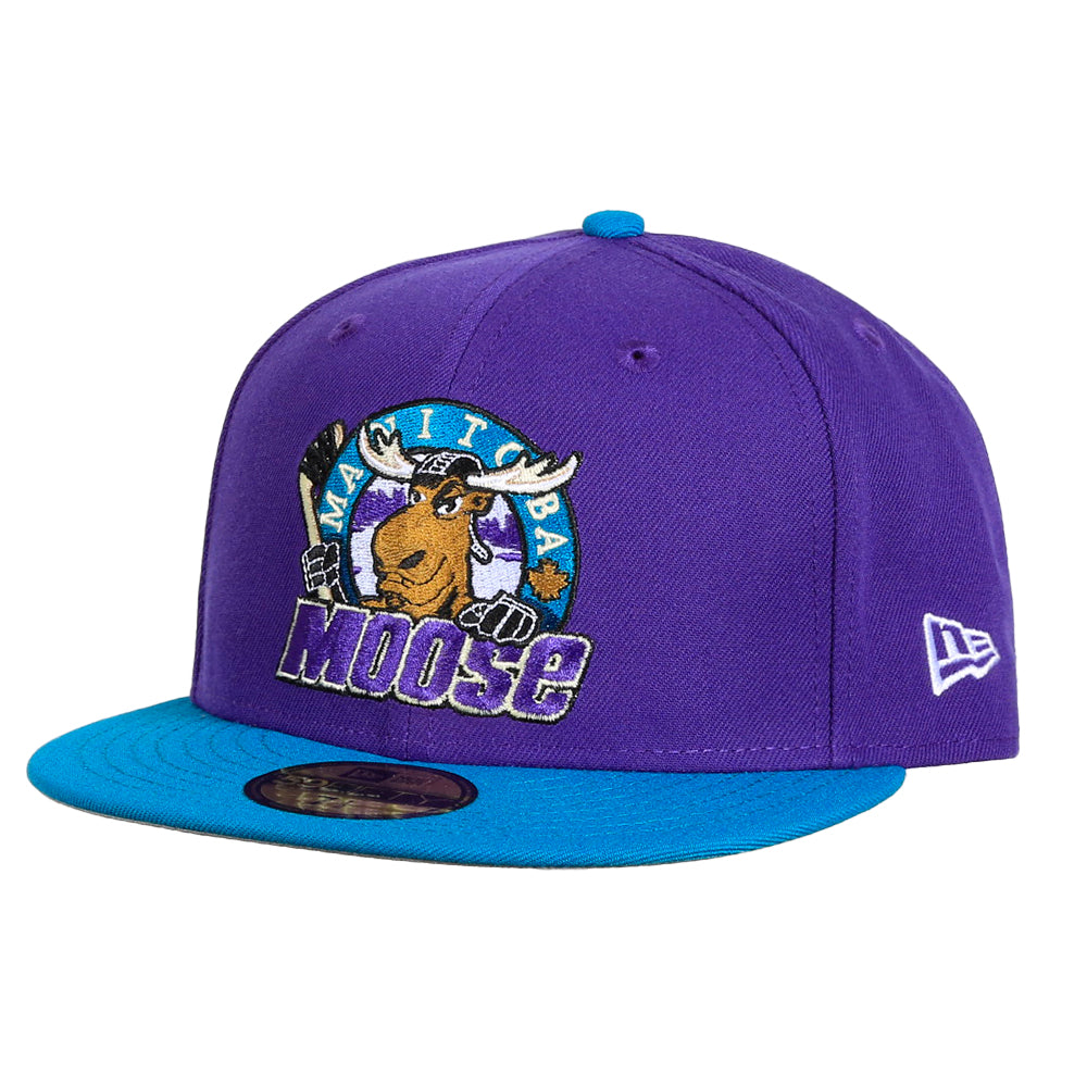 MOOSE 5950 RETRO LOGO CAP PUR/TEA