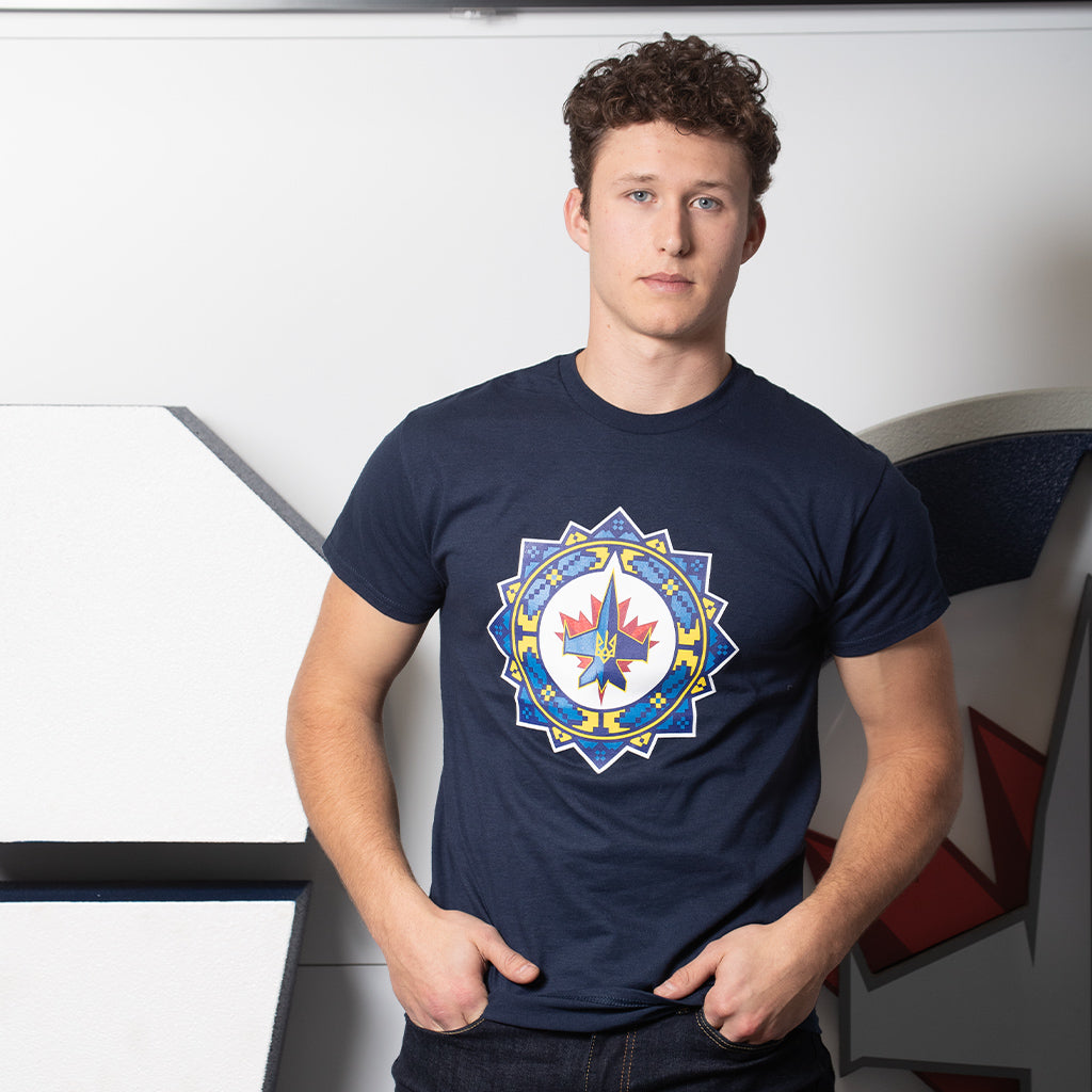 UKRAINIAN LOGO T-SHIRT - NAVY | True North Shop