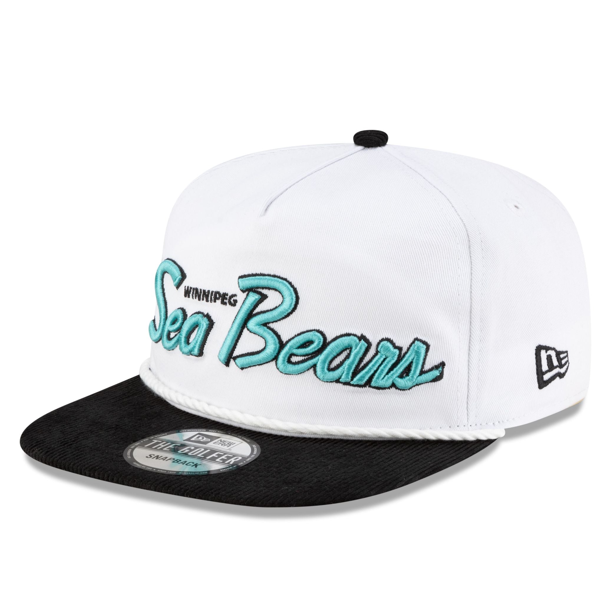 SEA BEARS GOLFER SCRIPT WHITE