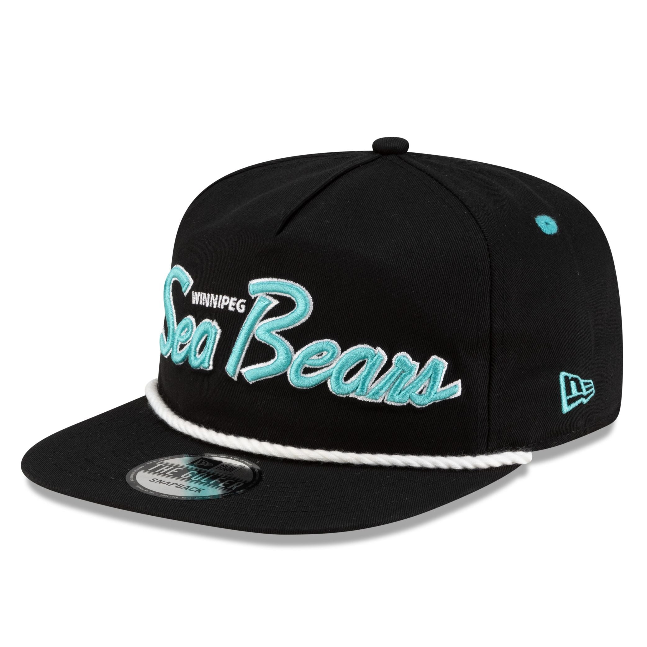 SEA BEARS GOLFER SCRIPT BLACK
