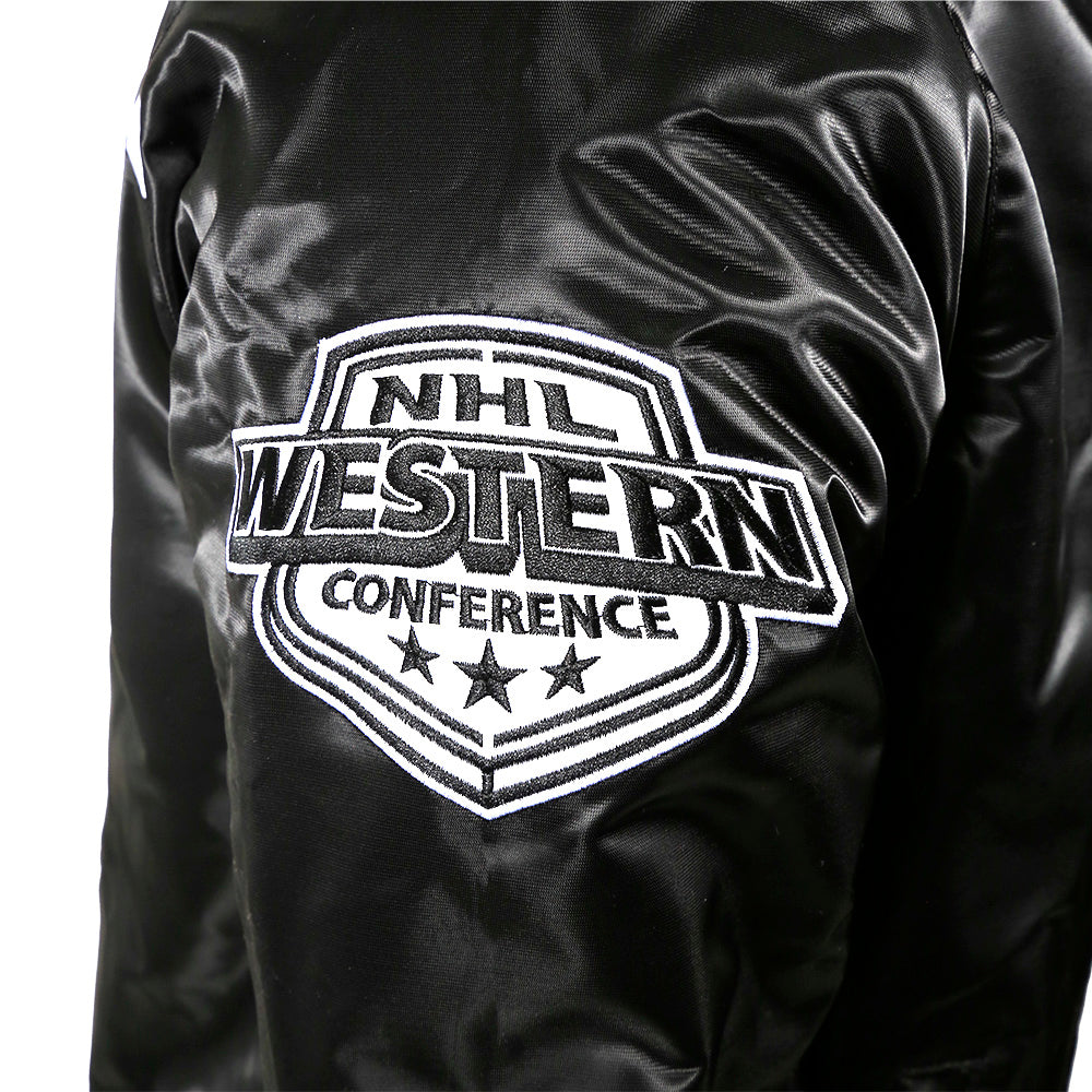 BLACK ICE SATIN JACKET