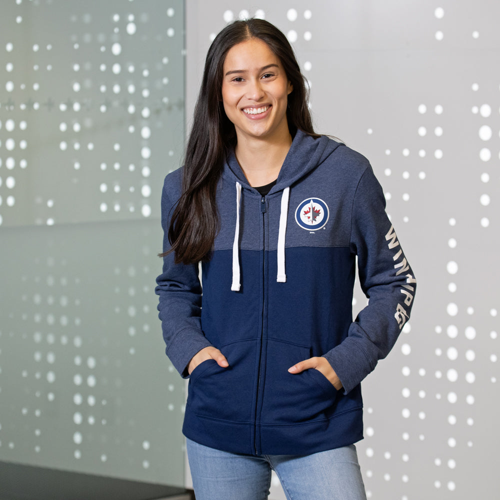 WOMEN'S CITY TIES ZIP HOODIE