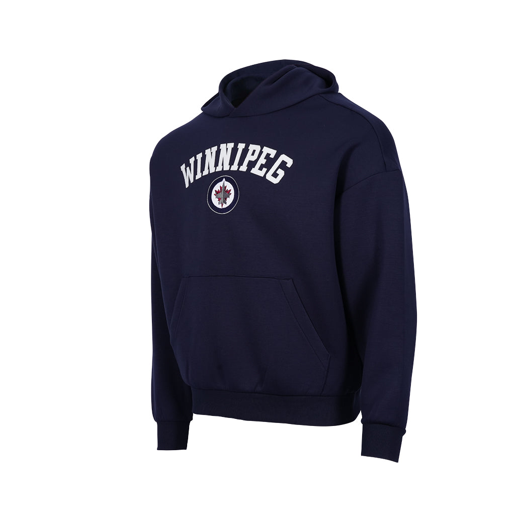 LUXE FELT ARCH HOOD NAVY