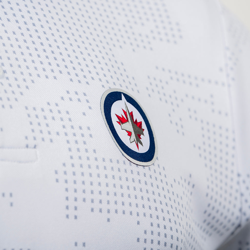 ONYX WOVEN LOGO POLO GREY