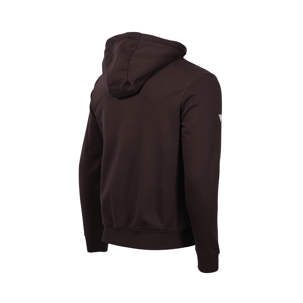PODIUM FLOCKED TWILL ZIP HOOD