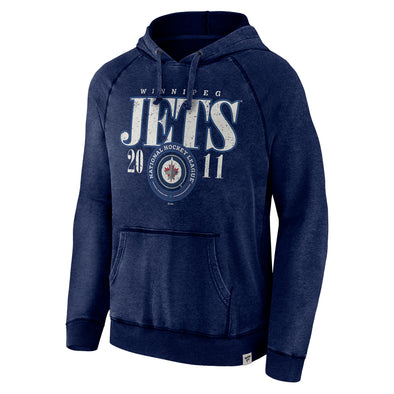 Winnipeg Jets hoodie sweatshirt youth extra-large blue majestic NHL Hockey
