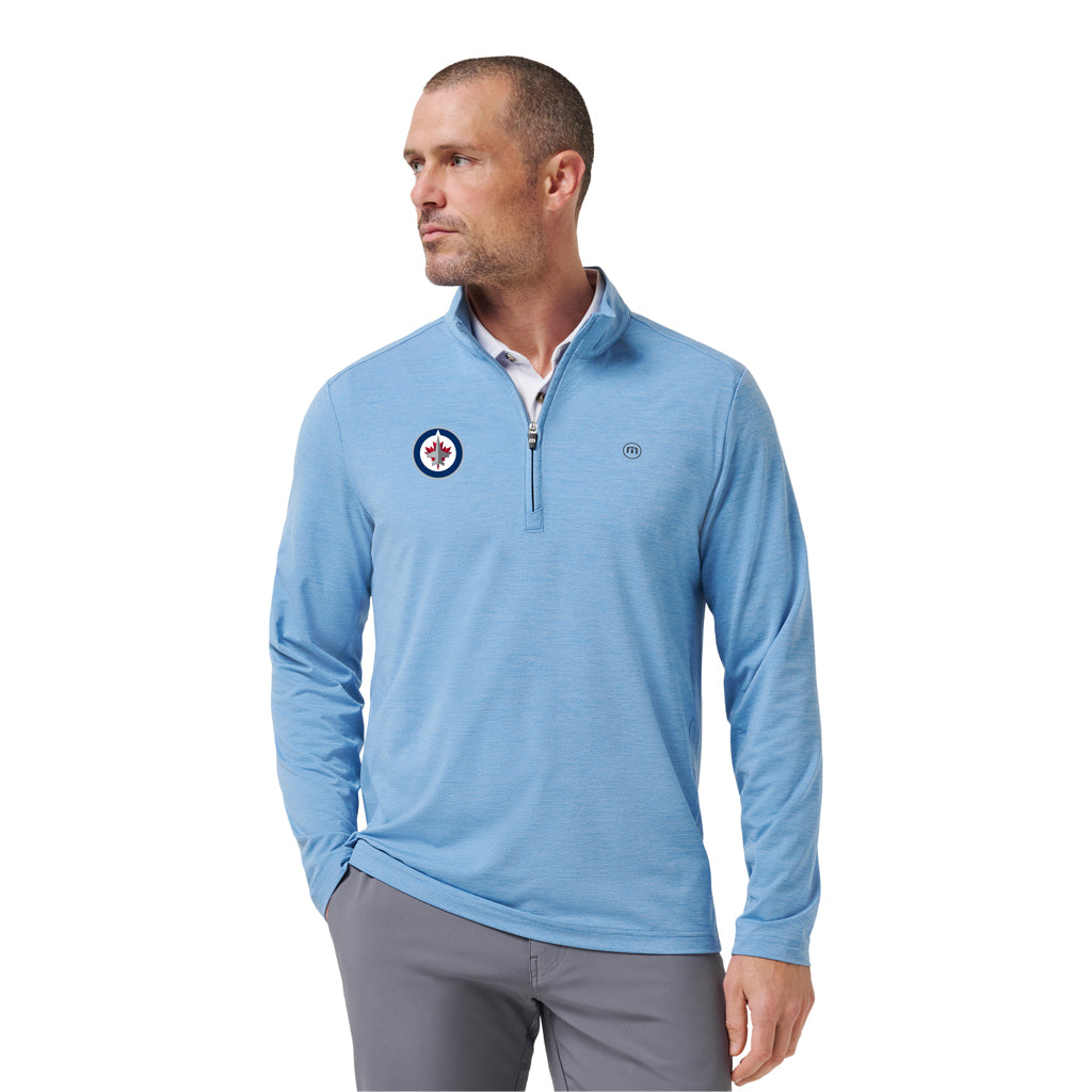 TM HEATER PRO 1/4 ZIP BLUE