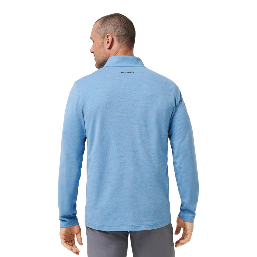 TM HEATER PRO 1/4 ZIP BLUE