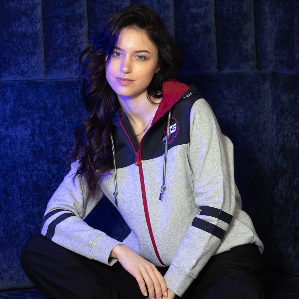 WOMEN'S ALT THROWBACK ZIP HOOD