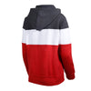 WOMEN'S ALT TRICOLOR ZIP HOOD