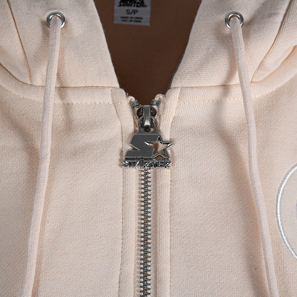 WOMEN'S CROPPED ZIP HOODIE