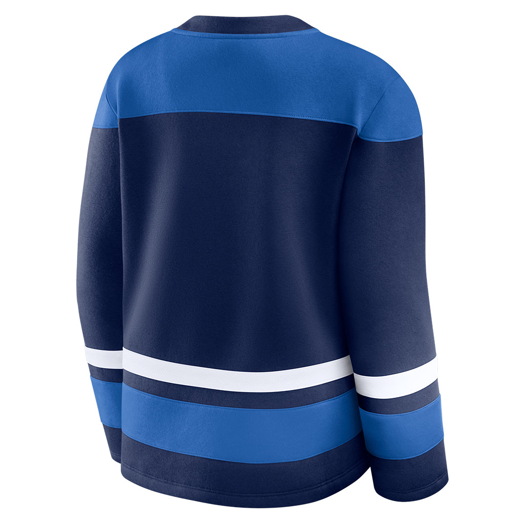 WOMEN'S FLEECE LACE UP CREW