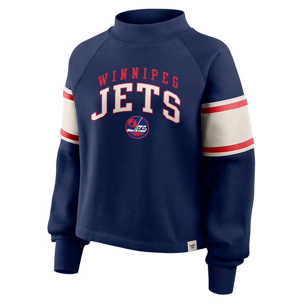 WOMEN'S ALT MOCK CREW FLEECE