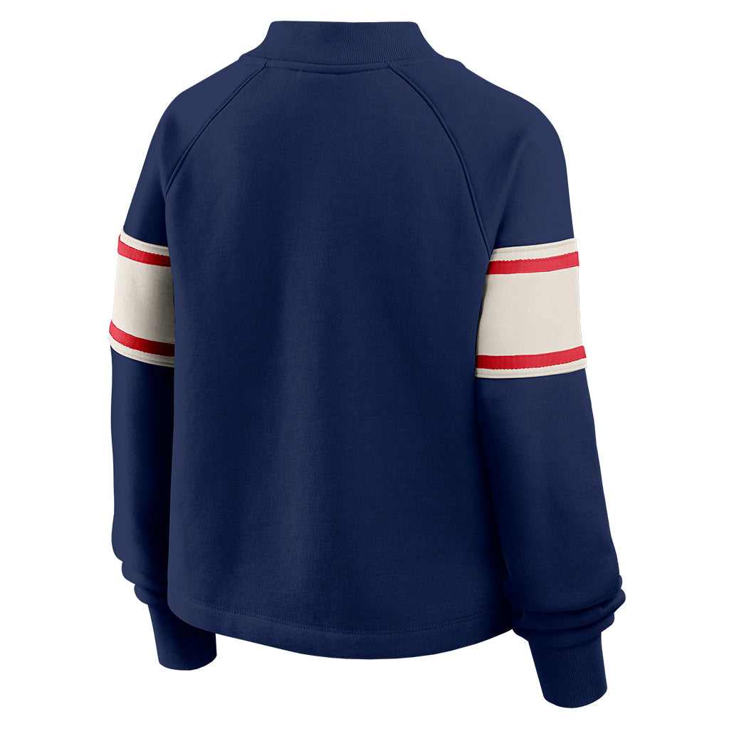 WOMEN'S ALT MOCK CREW FLEECE