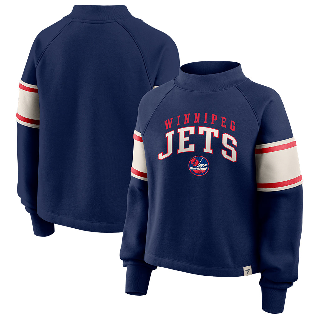 WOMEN'S ALT MOCK CREW FLEECE