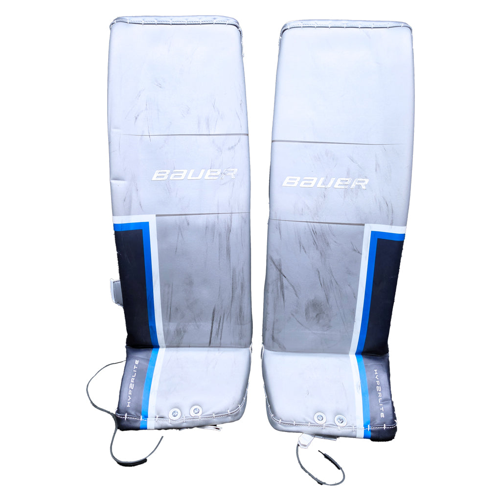 GAME USED GOAL PADS - 39 BROSSOIT