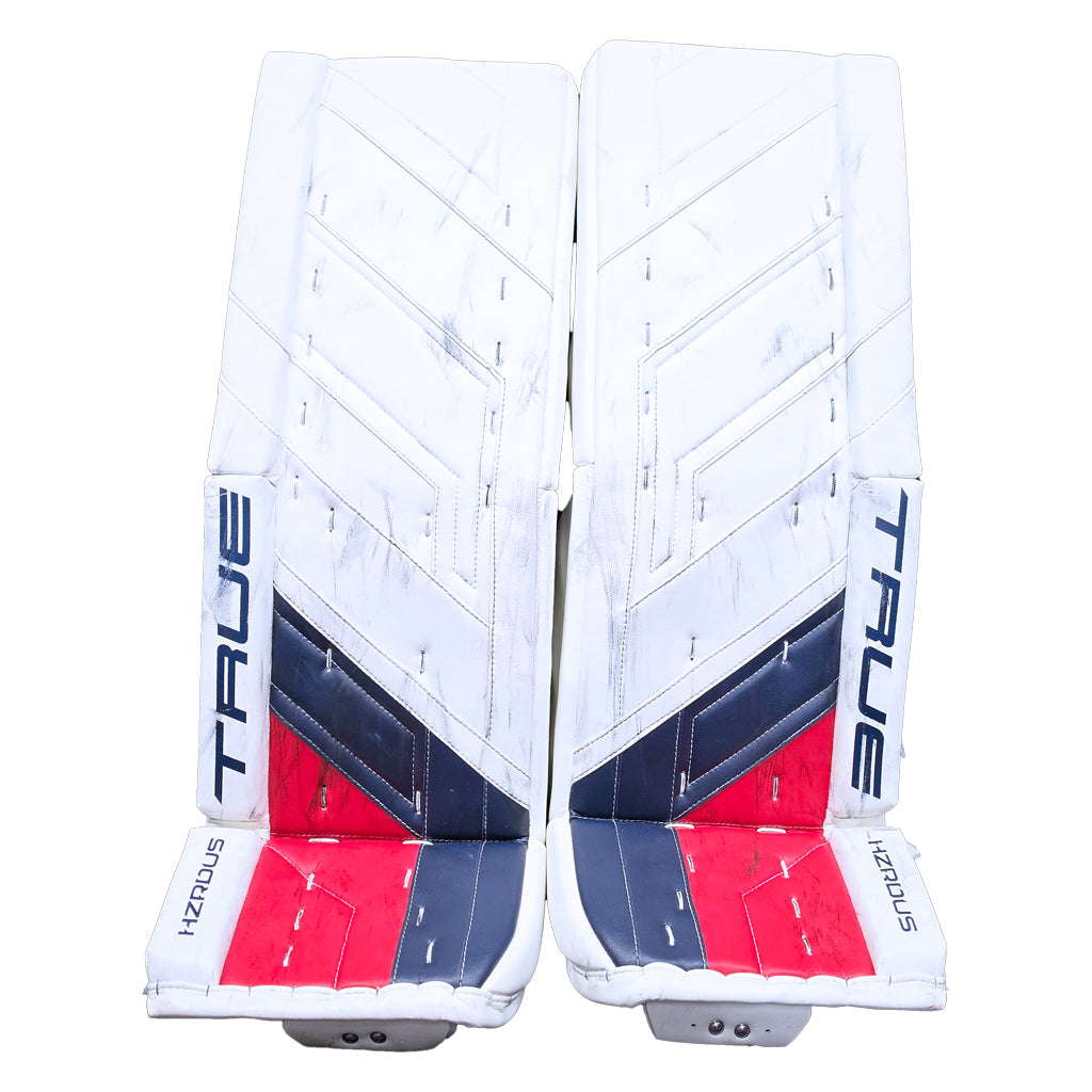 GAME USED ALT GOAL PADS - 01 COMRIE
