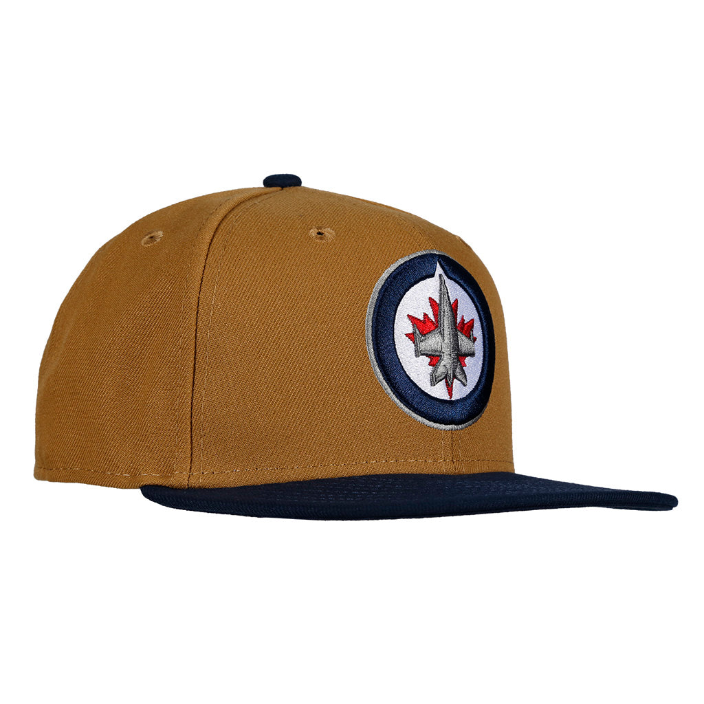 5950 LOGO CAP WHEAT/NAVY