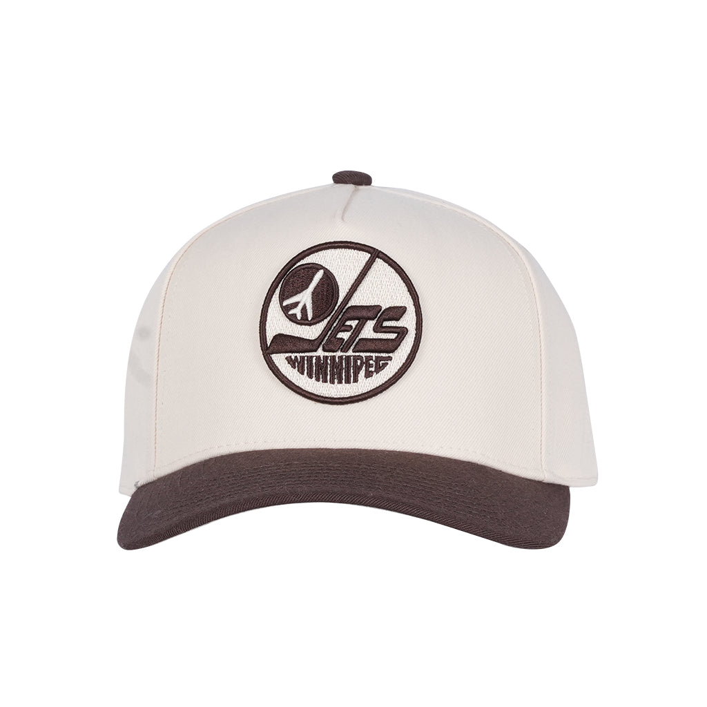BROWN & CREAM ALT A-FRAME CAP
