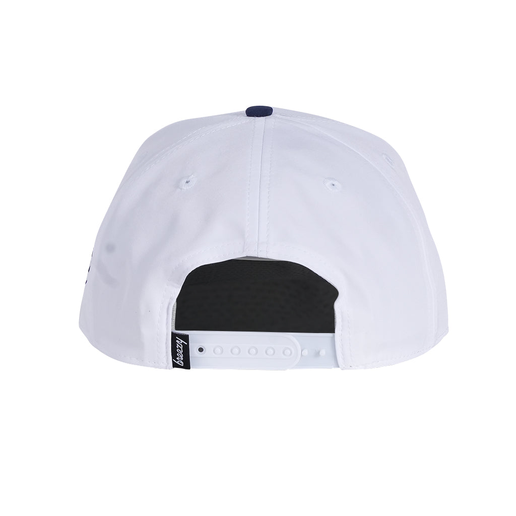 BREEZY ALT FLIPPED ROPE CAP WHT/NVY