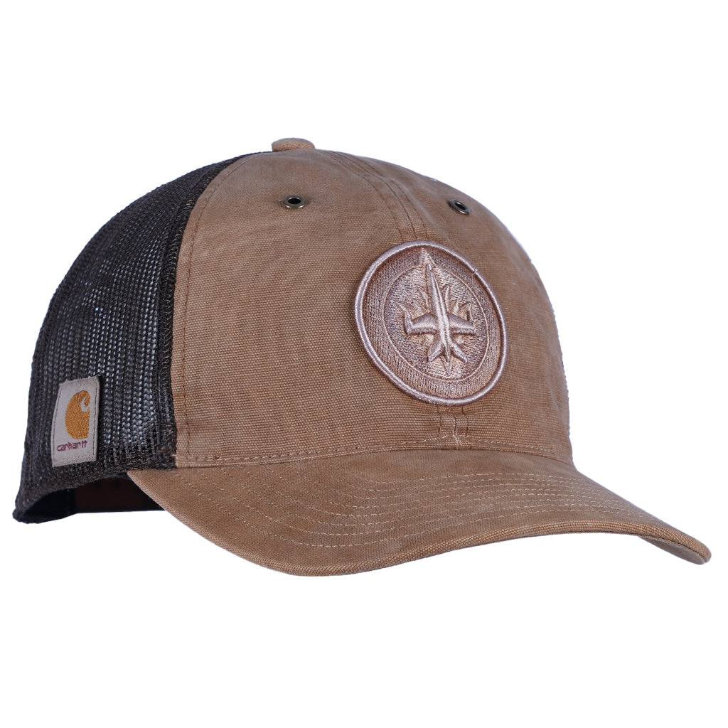 CARHARTT TRUCKER GARM.DYED BROWN