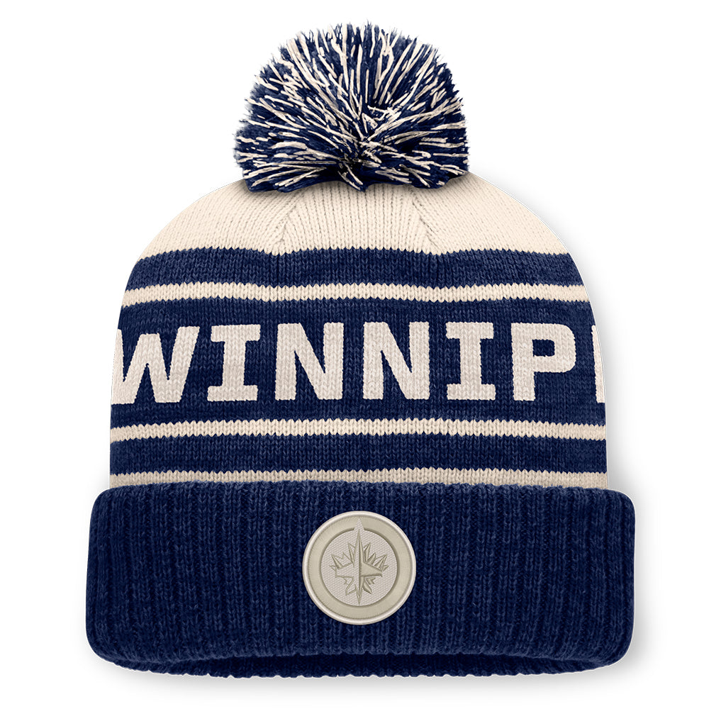 EASE REPOSE CUFFED POM BEANIE