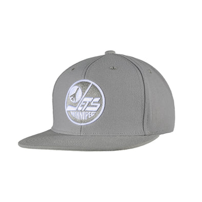 EVERGREEN GREY WHITE SNAPBACK