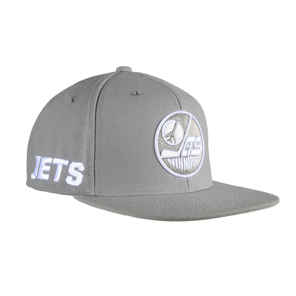 EVERGREEN GREY WHITE SNAPBACK