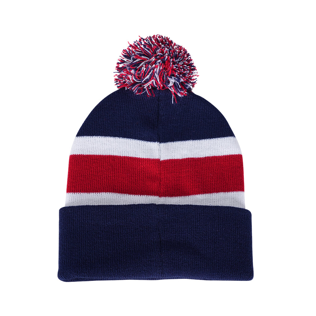 YOUTH ALT STRIPED POM KNIT