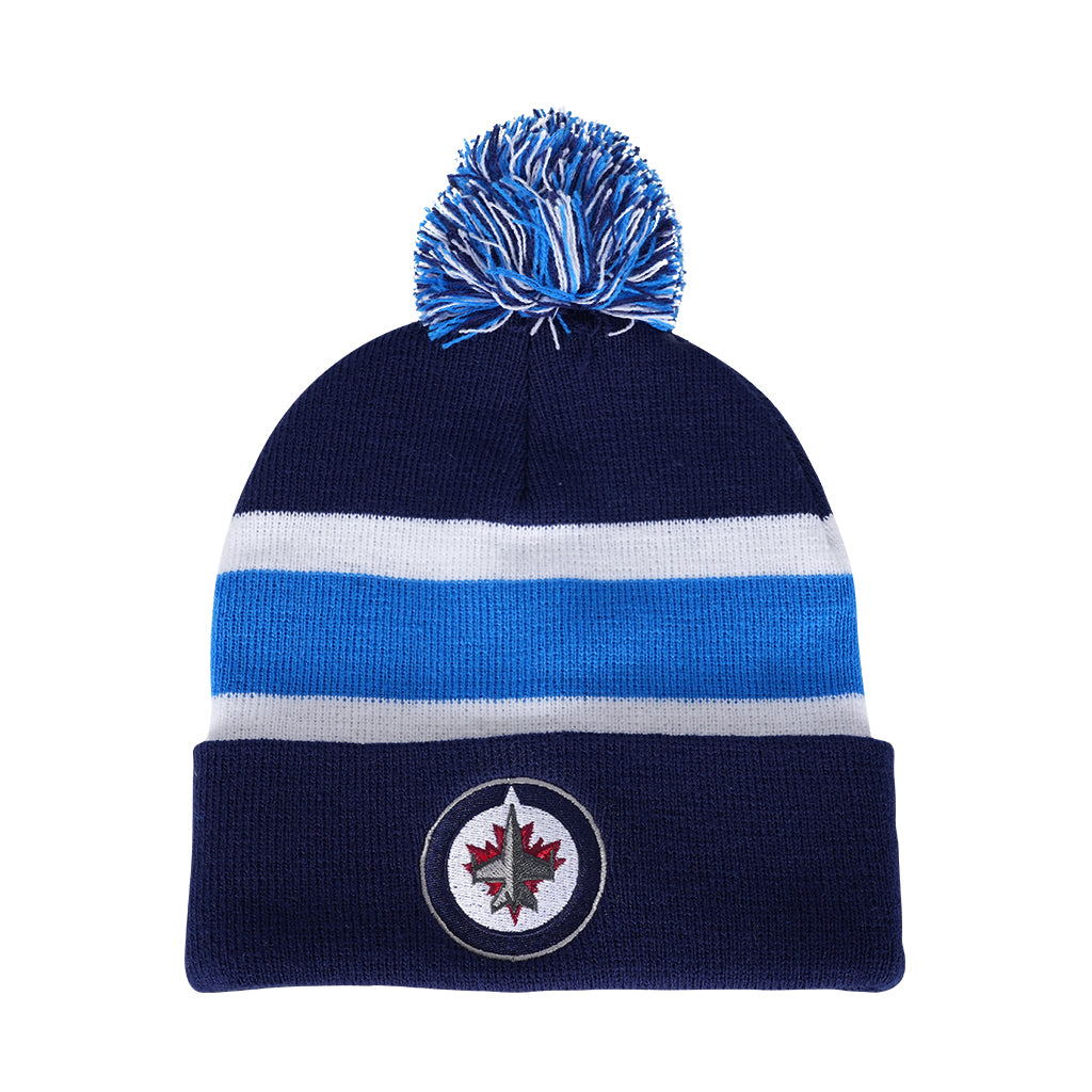 YOUTH PRIMARY STRIPED POM KNIT