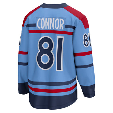 Lids Connor McDavid Edmonton Oilers Mitchell & Ness 2015 Blue Line Player  Jersey