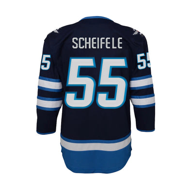 Adidas Winnipeg Jets No55 Mark Scheifele Navy Blue Home Authentic Stitched Youth NHL Jersey