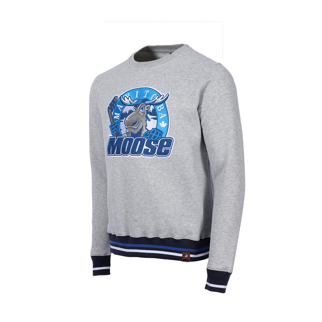 MOOSE ALT CUFFED CREW GREY