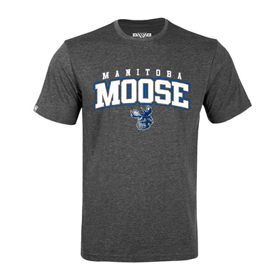 MOOSE TEAM ARCH T-SHIRT CHARCOAL