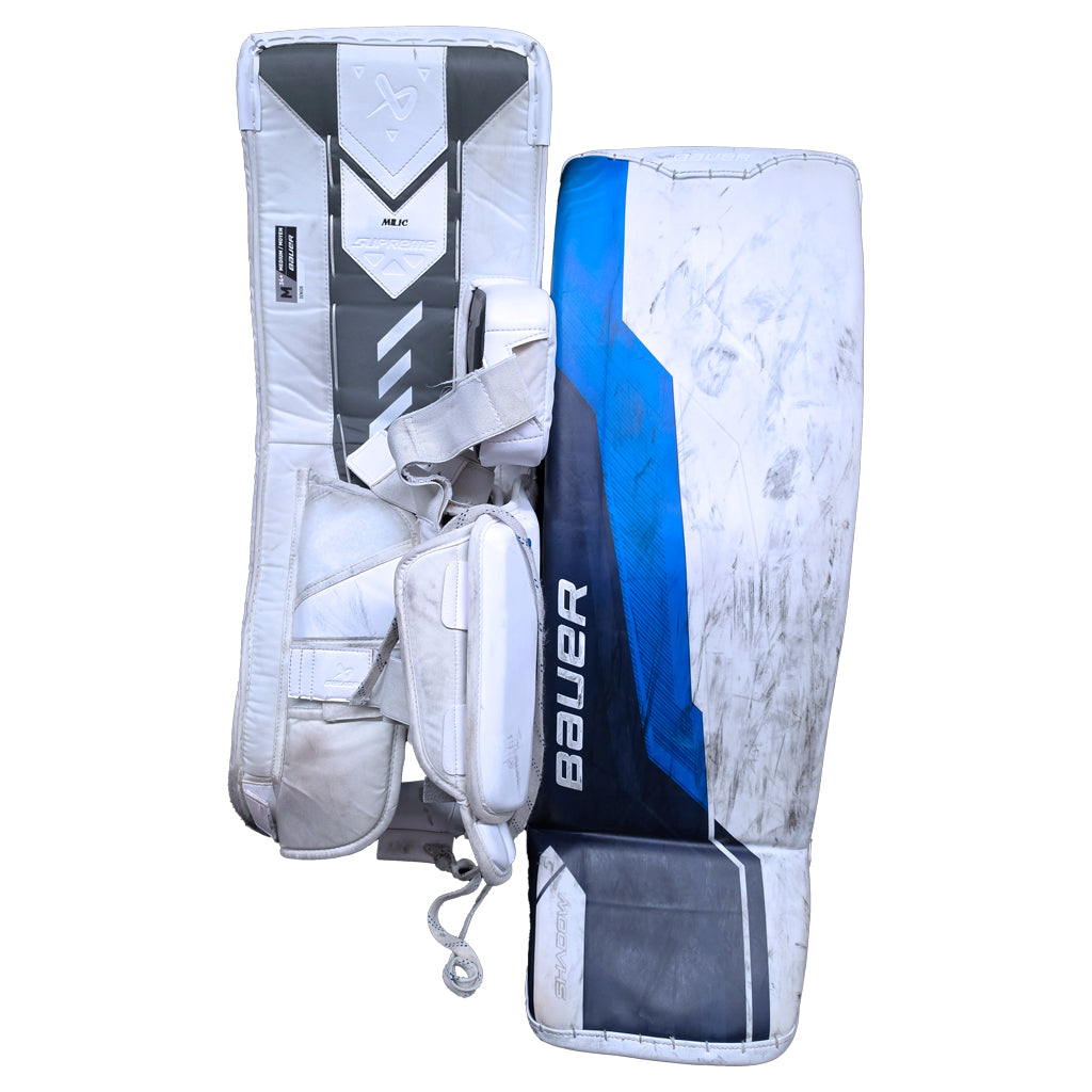 MOOSE USED GOAL PADS - 32 MILIIC