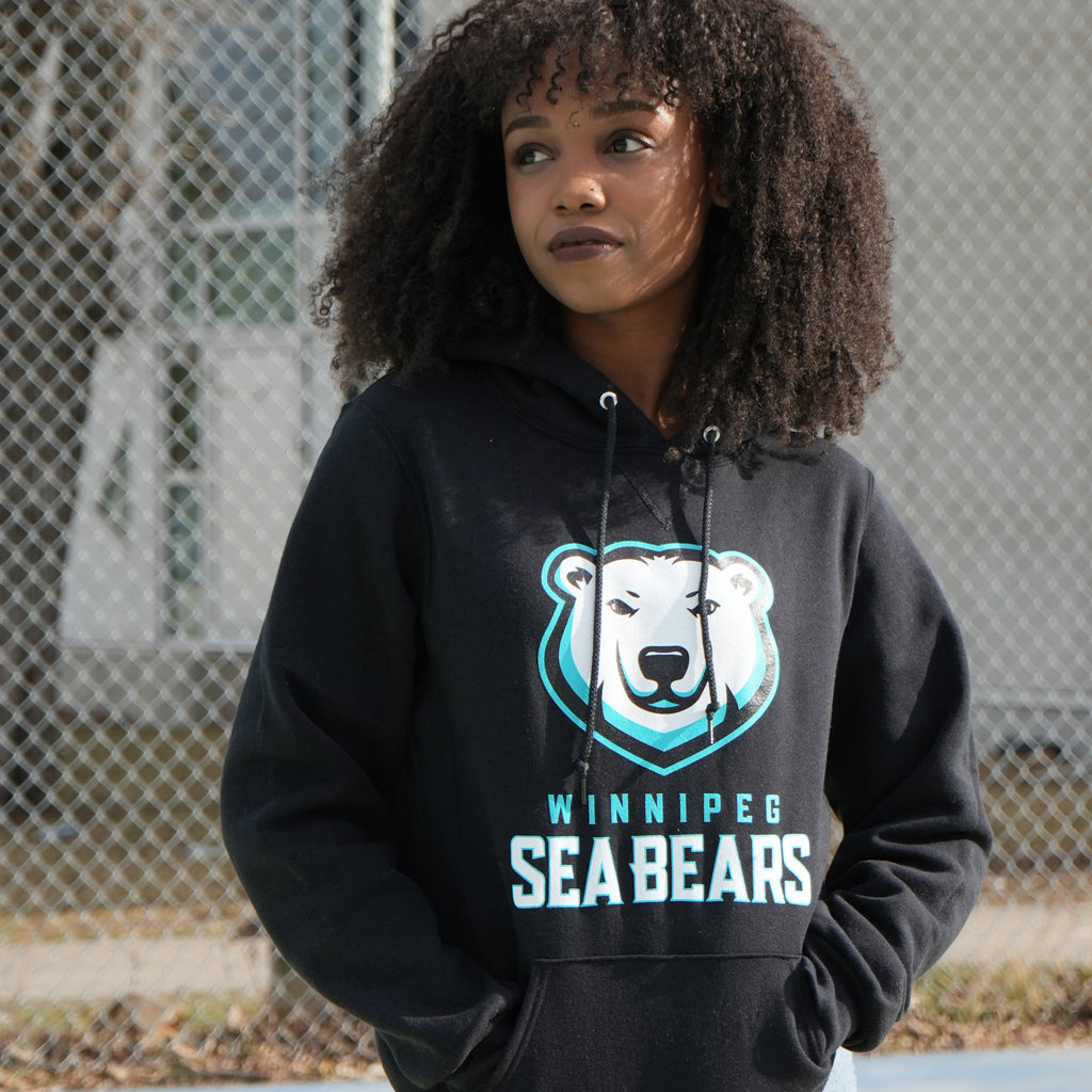 SEA BEARS ADULT TEAM HOODIE BLACK