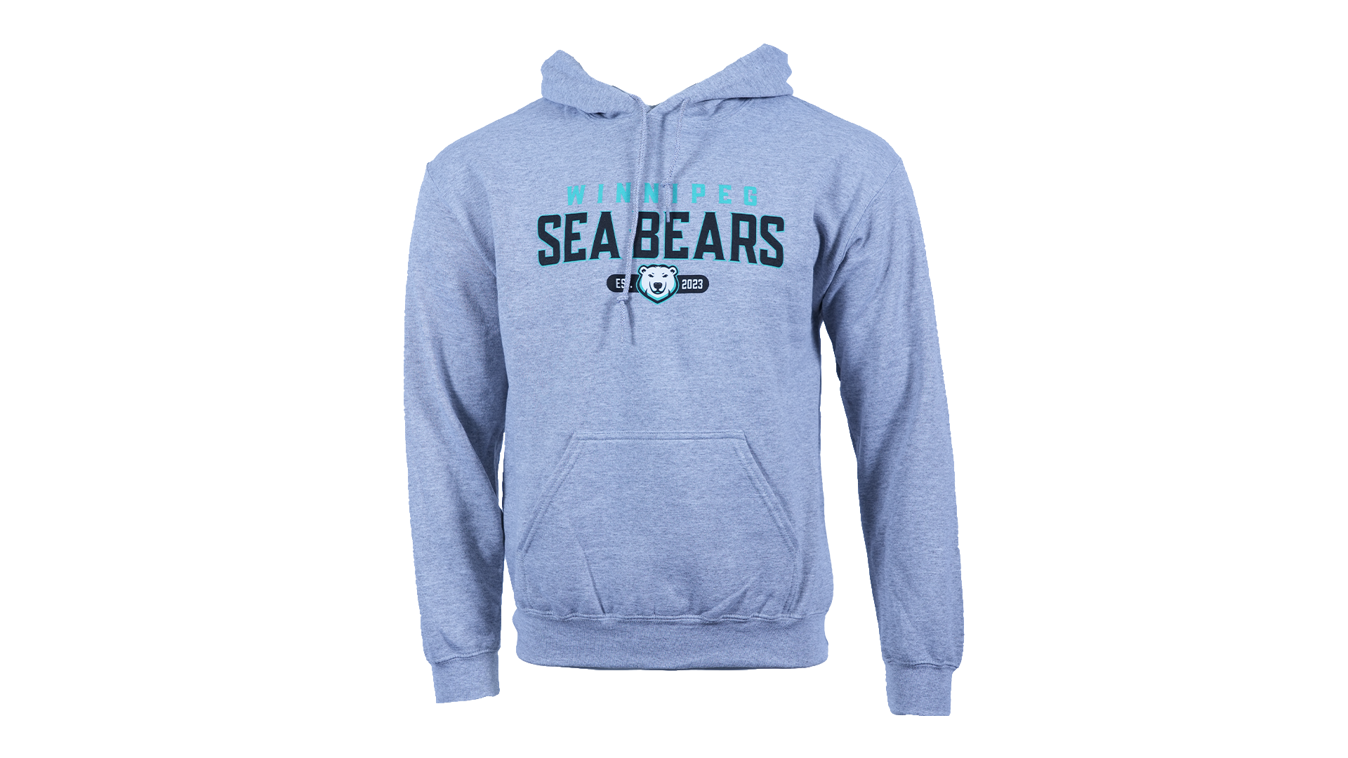 SEA BEARS WORDMARK HOODIE GREY