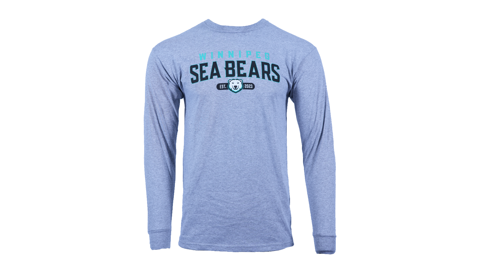 SEA BEARS WORDMARK LONGSLEEVE GREY