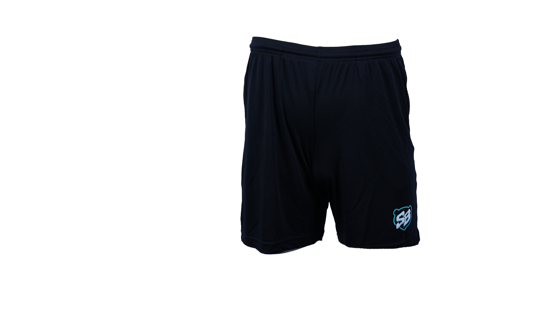 SEA BEARS MONOGRAM SHORTS BLACK