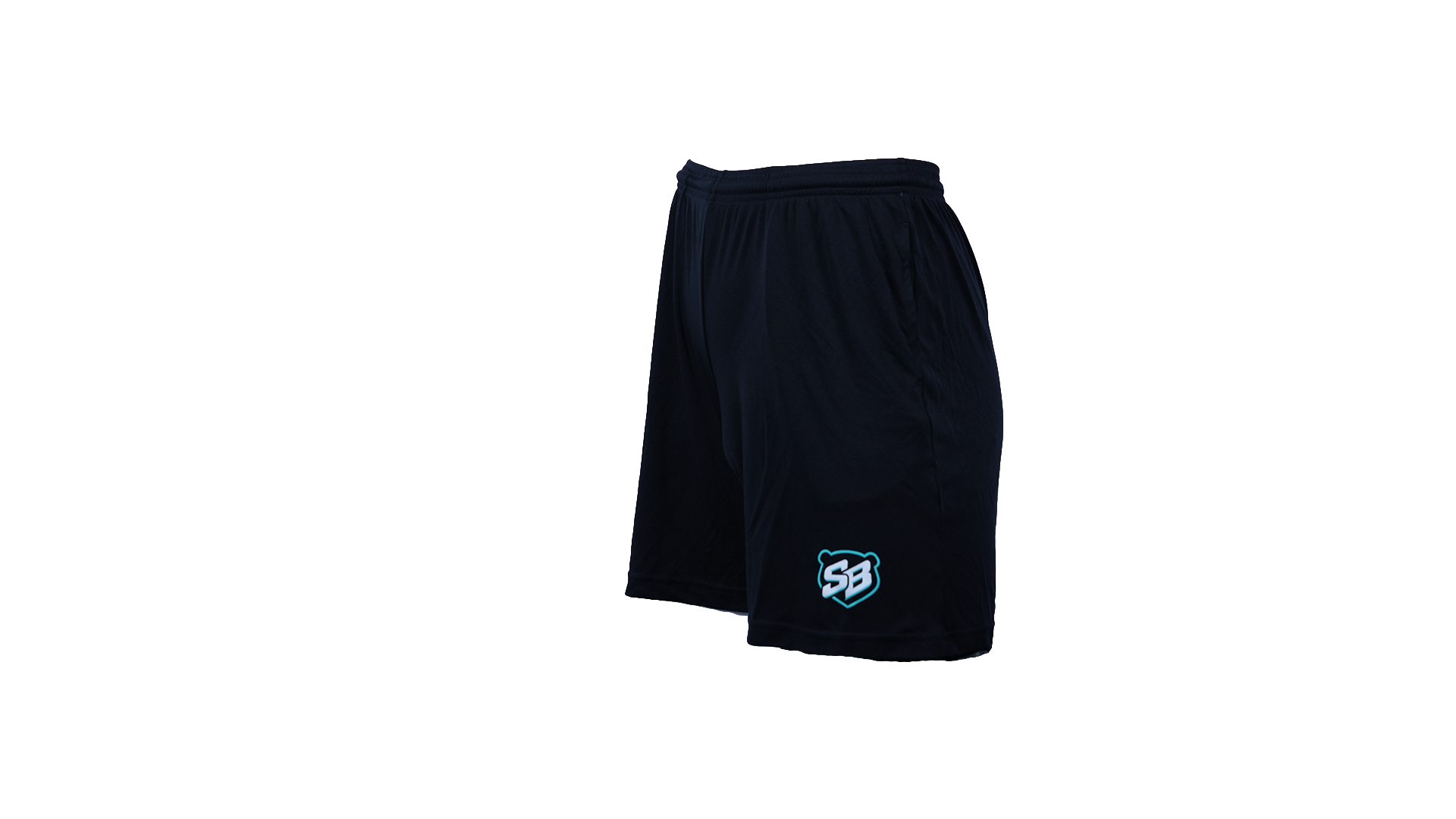 SEA BEARS MONOGRAM SHORTS BLACK