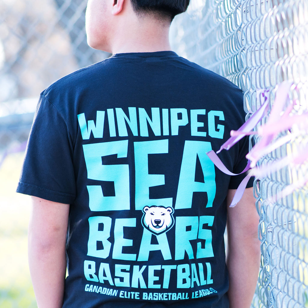 SEABEARS BIG BLOCK HW TEE BLACK