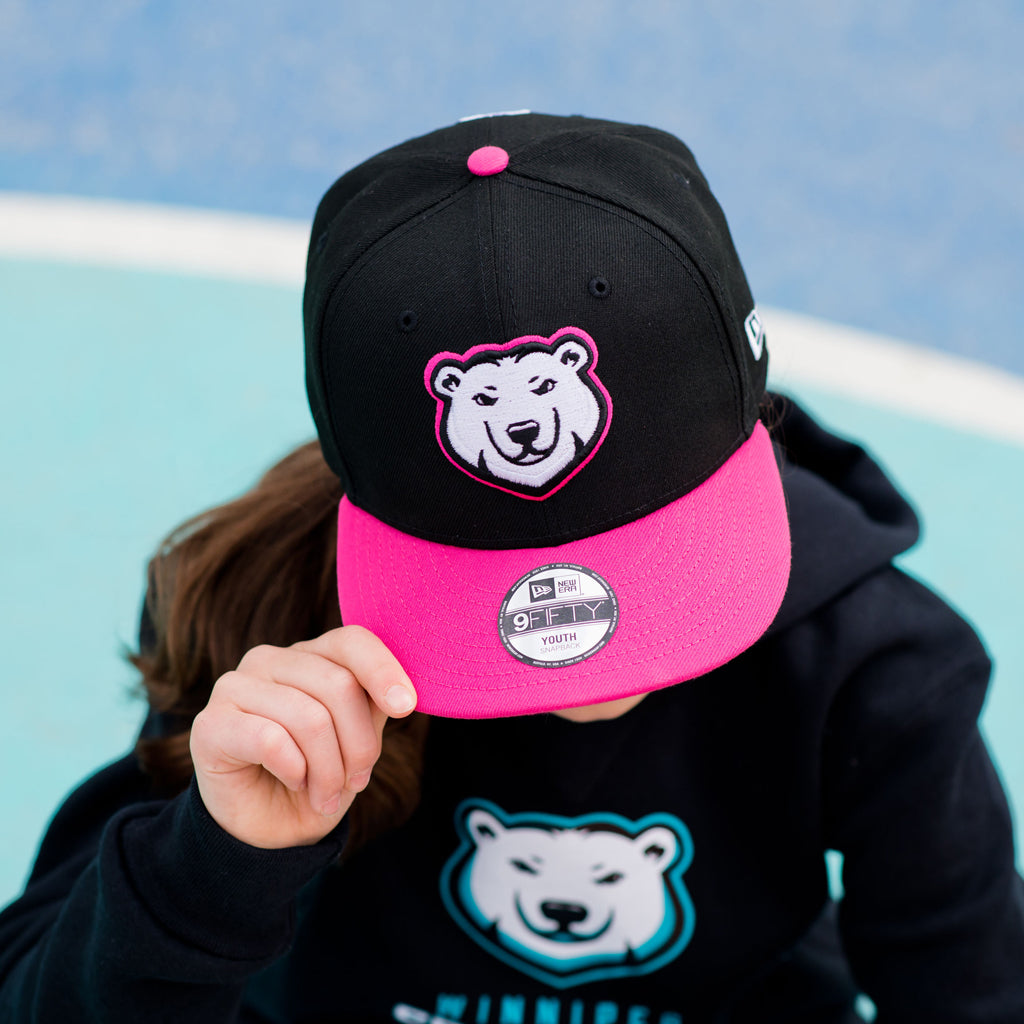 SEA BEARS YOUTH 950 SNAPBACK BLK/PINK