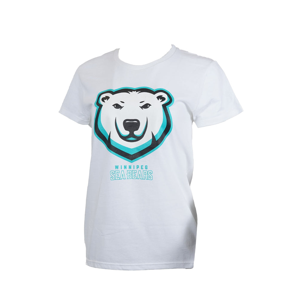 SEA BEARS WOMENS ICONIC TEE WHITE