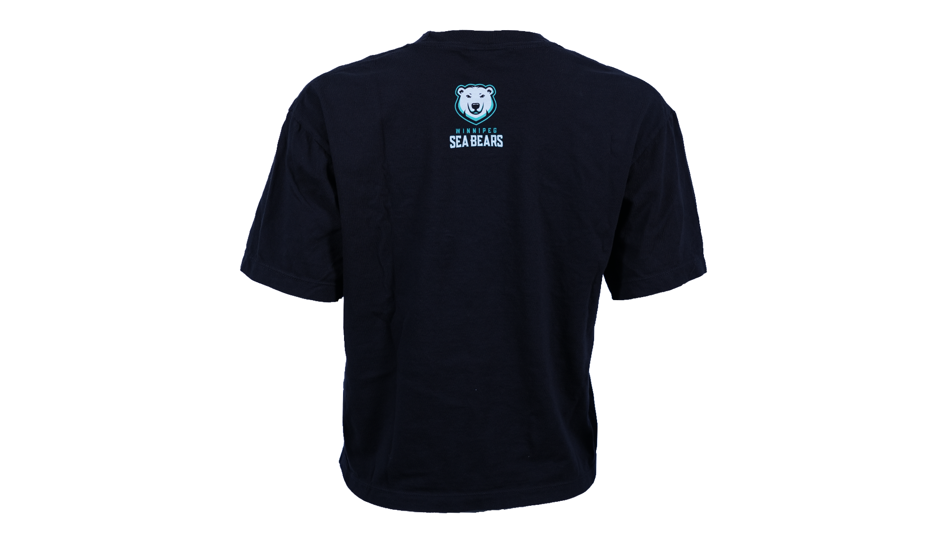 SEA BEARS BASKETBALL WOMENS BOXY TEE BLACK