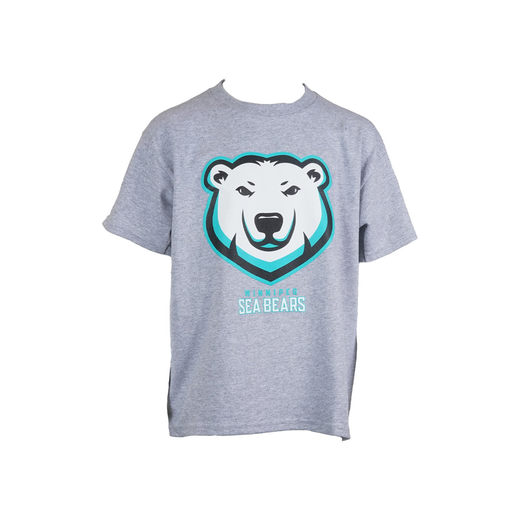 SEA BEARS YOUTH ICONIC TEE GREY