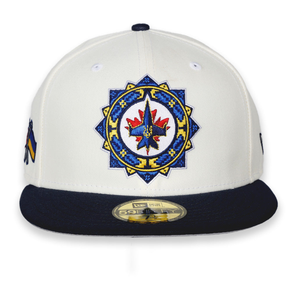 UKRAINIAN LOGO 5950 CAP CHR/NVY