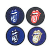 ROLLING STONES 4-PK PUCK COASTERS