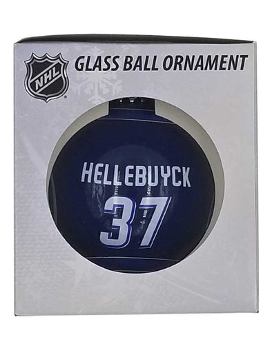 GLASS BALL ORNAMENT - 37 HELLEBUYCK