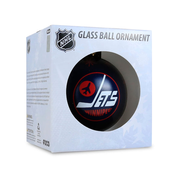 GLASS BALL ORNAMENT - ALT NAVY